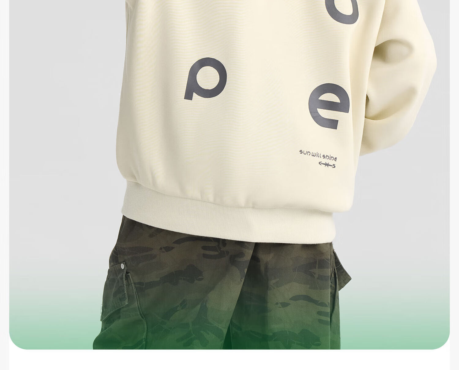 Zuo Xi Kids Children's Sweatshirt 2026 Spring New Boys Jacket Boys Sportswear Top Trendy Light Gray 150 2